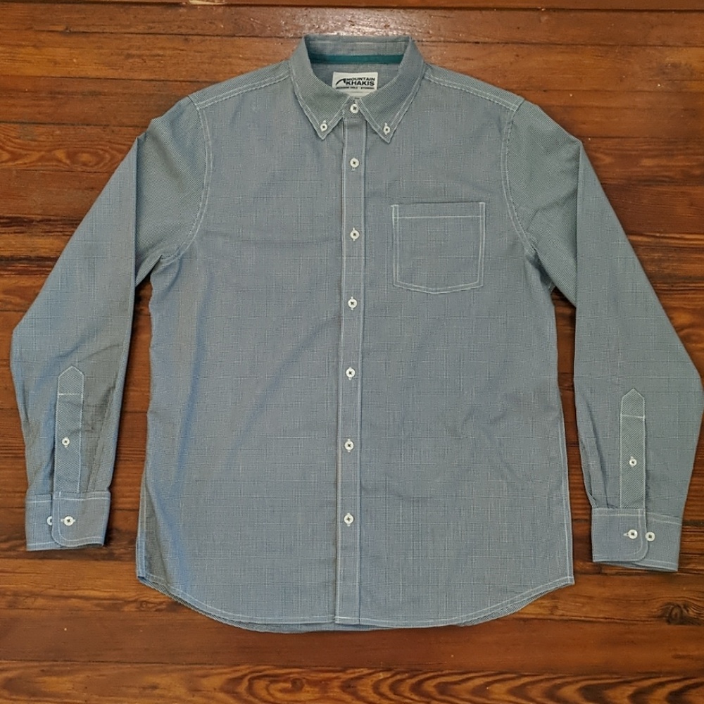 Mountain Khakis Stretch Button Up Shirt Men's Sz M